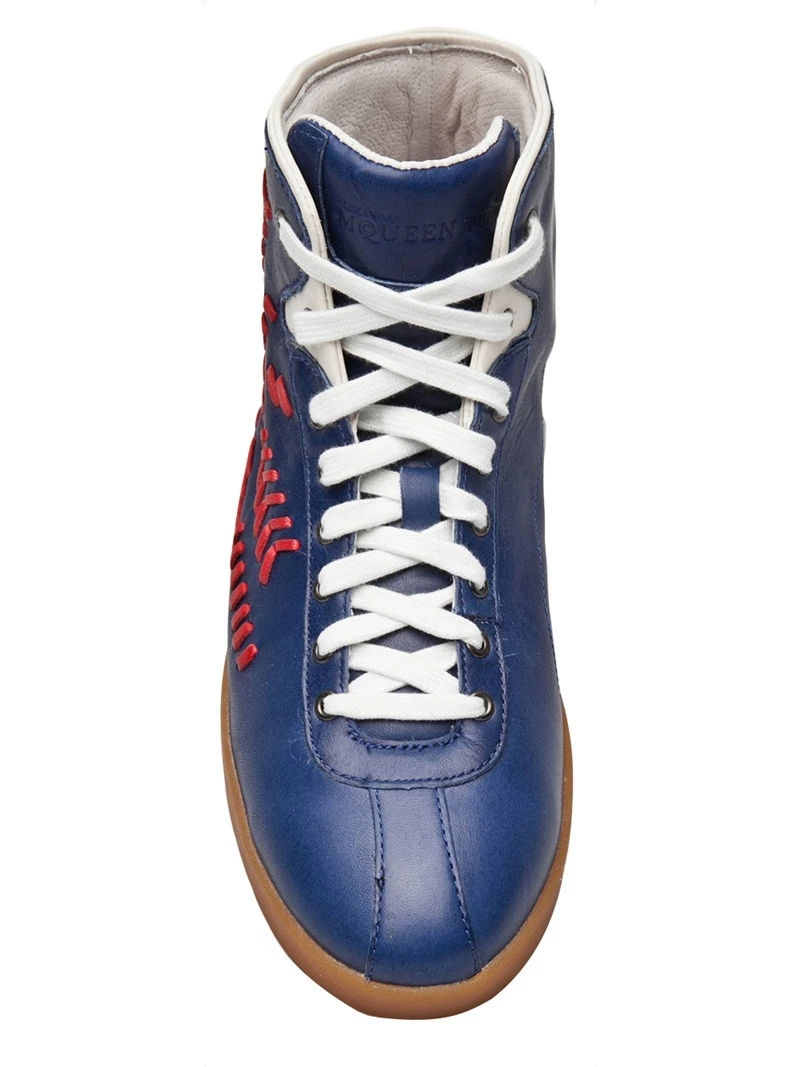 nuovo con scatola ~ Scarpa elegante Puma Alexander McQueen Medius Mid Leather AMQ mostro ~ donna taglia 6 5