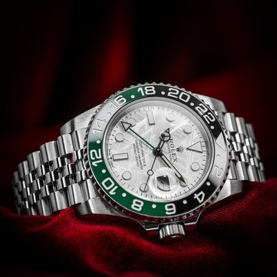 Rolex GMT-Master II Meteorite Sprite Jubilee Stainless Steel