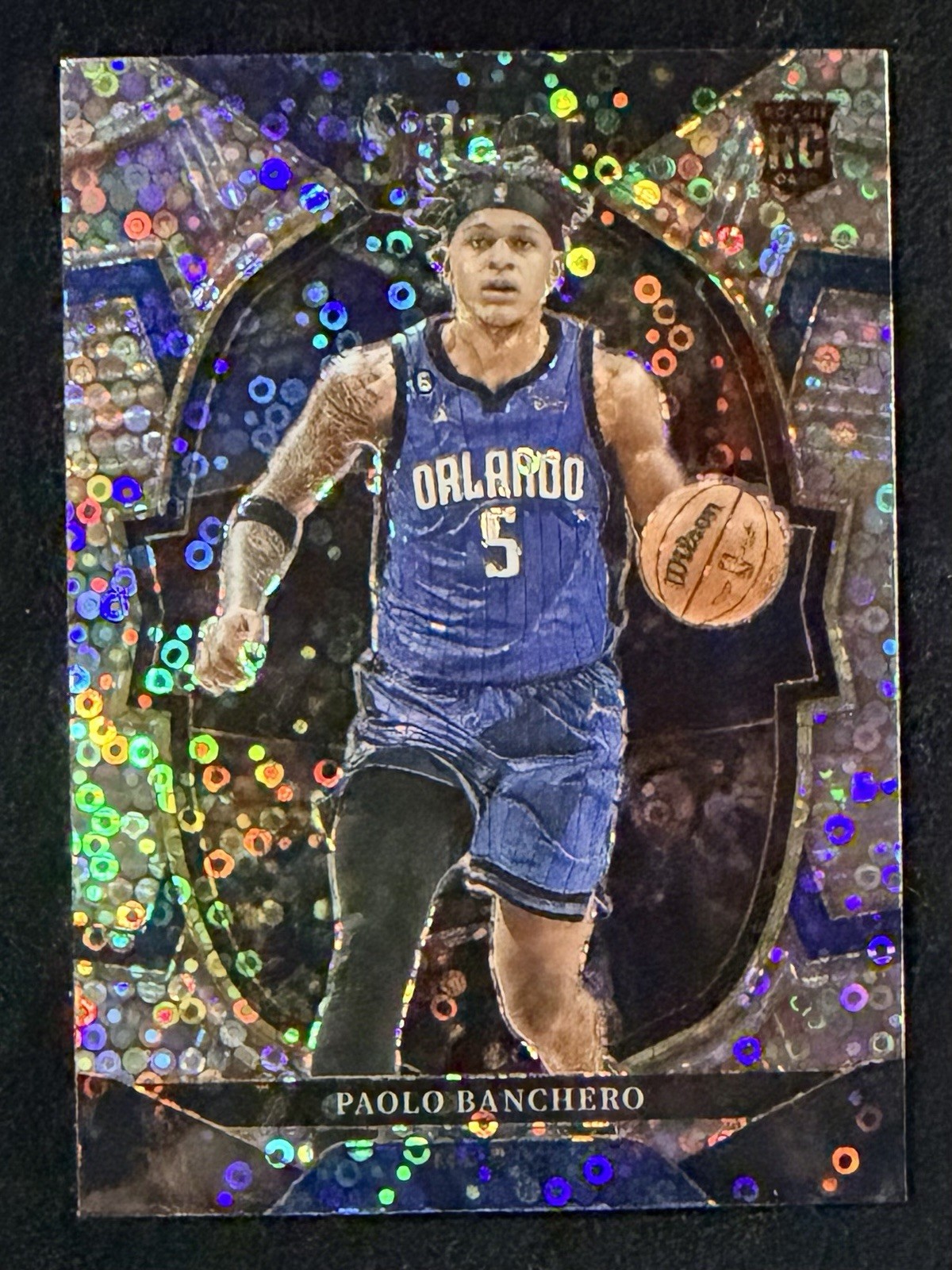 2022-23 Panini Select Concourse Silver Disco Prizm Paolo Banchero #72 Rookie SP