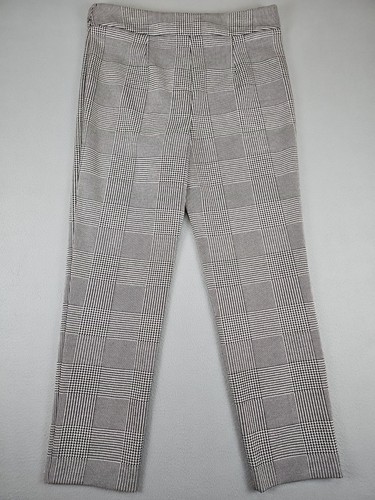 Calvin Klein Women's Size 12 Glen Plaid Gray/Black Straight Ankle Pants NWT - Picture 10 of 12