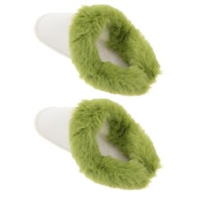 Fuzzy Clog Liners Replacement Inner Soles Furry Clogs Hole Shoes Insert