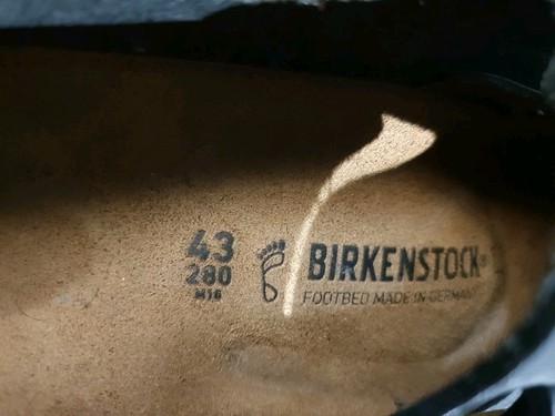 Birkenstock London Oiled Leather 43 280 M10 Black Rugged Clogs - Picture 14 of 24