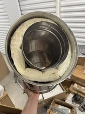 Security Chimneys 45 Degree Elbow AL29-4C Stainless Steel #441