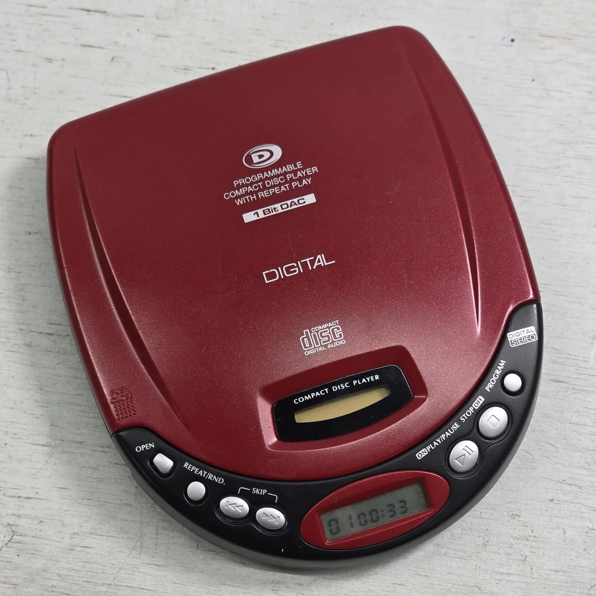 その他 Portable MP3 CD Player Red khxv5rg Jensen Portable CD Player with LED Display with AM/FM Stereo Radio