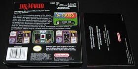 Dr. Mario - Box & Manual Only (Nintendo Game Boy Advance GBA) Classic NES Series