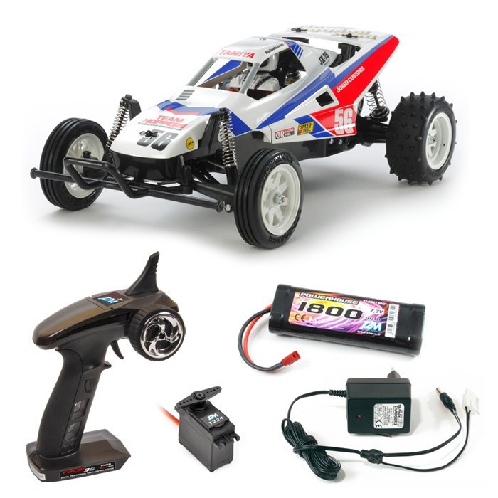 Tamiya Grasshopper II 2017 RTR buggy RC complet echelle 1/10 avec batterie et chargeur inclus