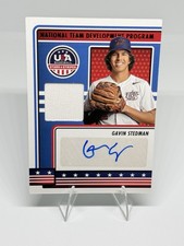 2023 Stars & Stripes Gavin Stedman Development Program #NTDP-GS Game Used Auto