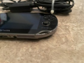 Sony PlayStation Vita PCH-1001 Black Working With Charger And 4GB Memory Card