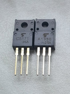 2SC5171 + 2SA1930 Ausgewählte Transistoren mit Beta 150 -180 5 % genau