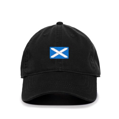 Scotland Flag Embroidered Baseball Cap Cotton Adjustable Dad Hat