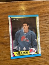 1989 O-Pee-Chee Hockey Card #113 Joe Sakic Rookie Quebec Nordiques - NM-MT. rookie card picture