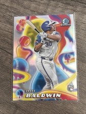 2025 Bowman Chrome Drake Baldwin Melt Mashers Rookie Insert #MM-19 Braves ROY