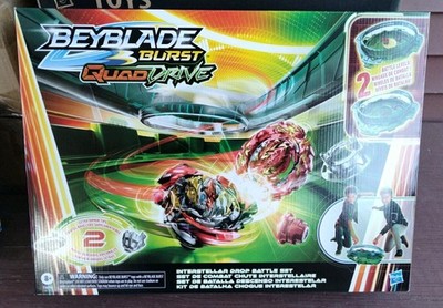 Hasbro Beyblade Burst Quad Drive Interstellar Drop Battle Set - New - In Box