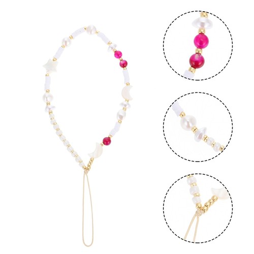 Perle Handykette Handschlaufe Mit Handyperlen Anti Verlorenes Telefon Lanyard - 第 7/12 張圖片