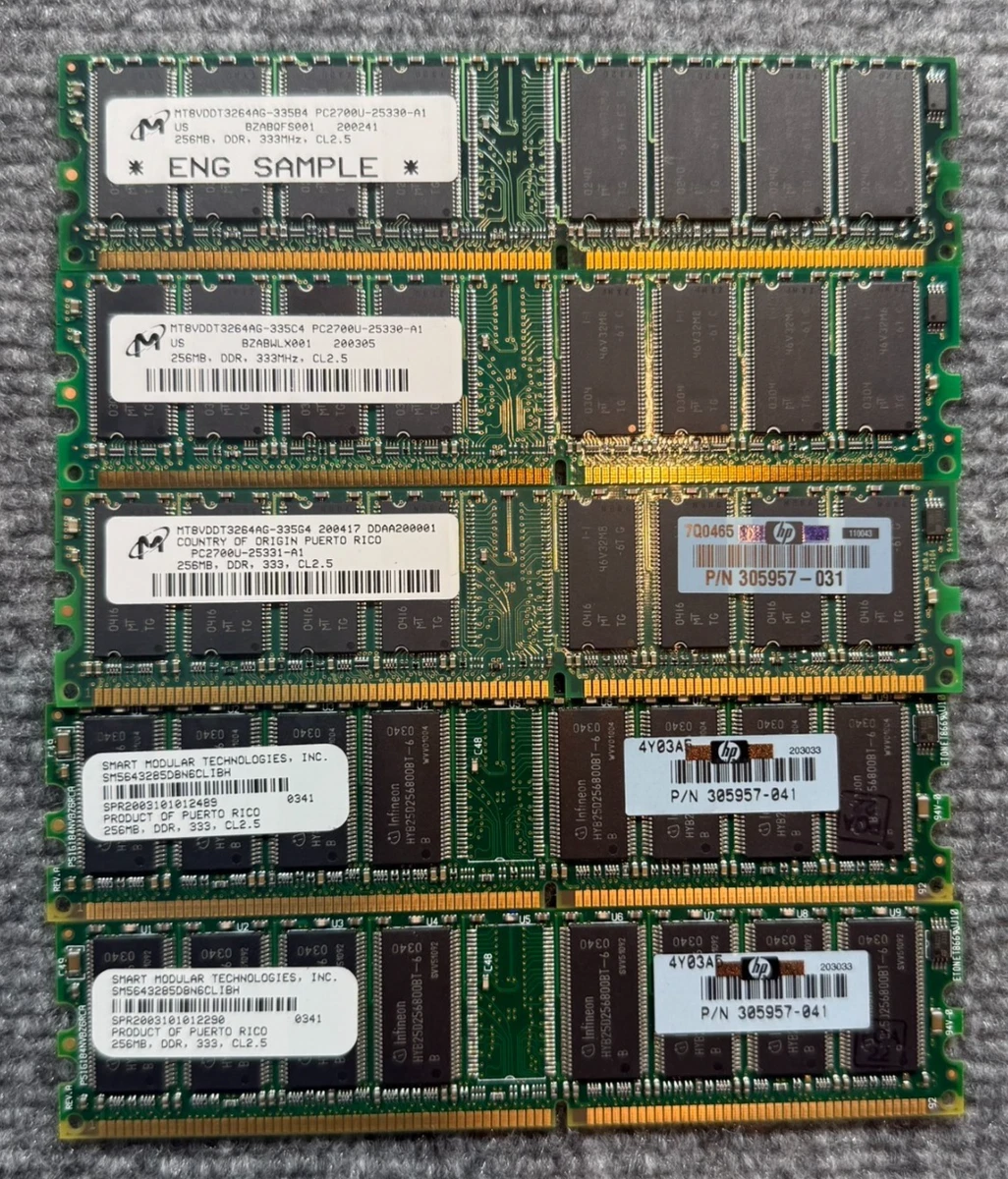 256MB DDR-333 Computer RAM for sale | eBay