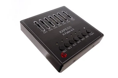 DEKO-LIGHT Steuerung DMX DMX Wandsteuerung X-Fade-6 II Polycarbonat schwarz IP20 - Bild 1 von 4