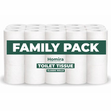 Homira Eco Toilet Rolls Embossed Paper Luxury Soft Washroom Tissue Dispenser
