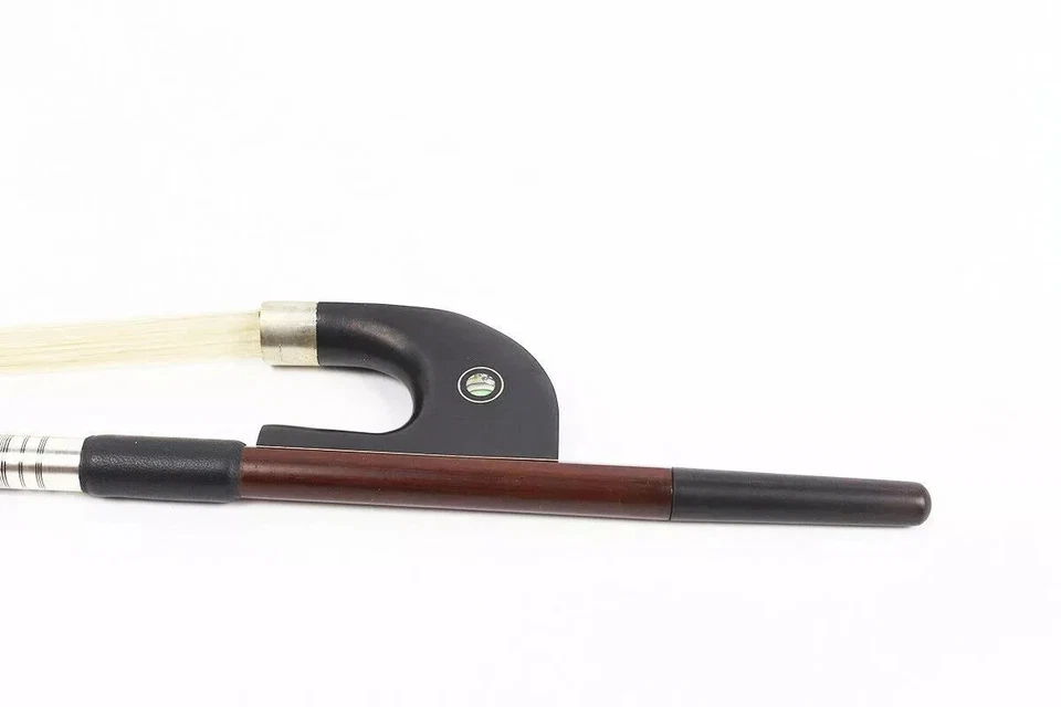 Advanced 4/4 Upright bass bow, Germany style brazilwood double bass bow - Image 4 of 4