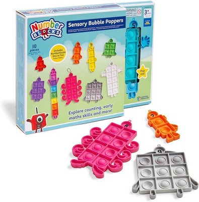 Learning Resources Zahlenblöcke sensorische Blasen-Poppers, Push-Pop-Zappeln... 