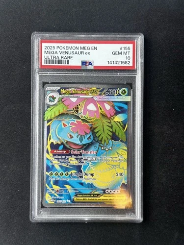 Mega Venusaur 155/132 - PSA 10 Gem Mint - Mega Evolution - Pokemon TCG