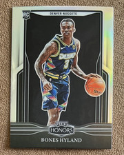 2021-22 Panini Chronicles - Honors Bones Hyland #693 Silver Prizm (RC) Denver