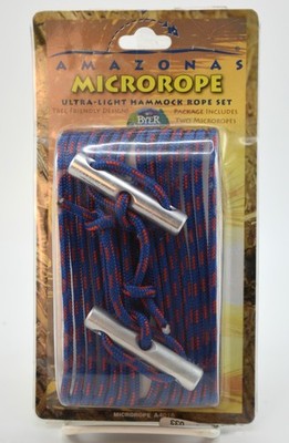 Amazonas MicroRope Ultralight Byer Of Maine NEW Hammock Rope Set A4016 Packaged