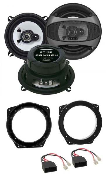 Crunch 13Cm 150Watt 2-Wege Lautsprecher FüR BMW 3Er Compact 01-04 FronttüR Auto-image