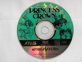 Princess Crown Satakore Sega Saturn SS JP w/ Obi (spine card) Case Manual Tested