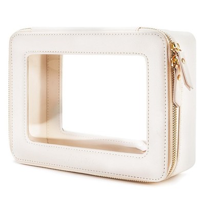 Clear Makeup Bag Organizer, Travel Toiletry Bag Cosmetic Case for Women, Port...