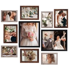 Picture Frames, 10 Pack Collage Picture Frame Set for Wall Decor, Hanging or ...