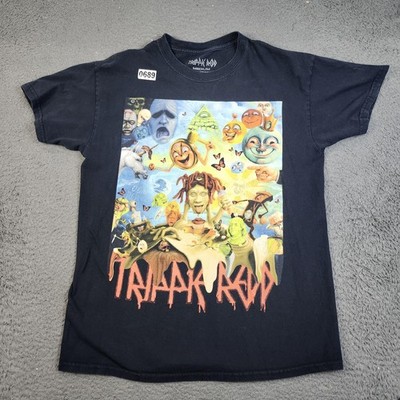 Trippie Redd Shirt Mens Medium Black Psychedelic Rap Album Art Graphic Tee