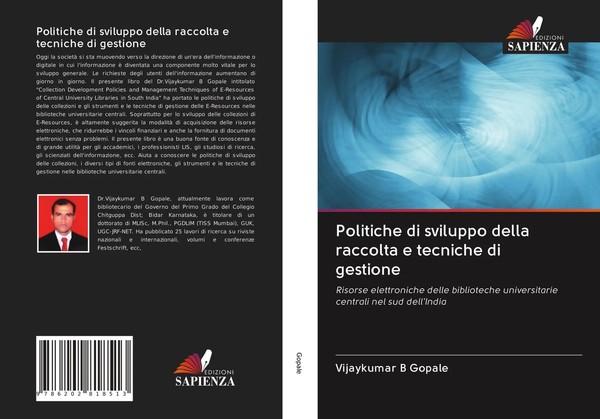 Vijaykumar B Gopale | Politiche Di Sviluppo Della Raccolta E Tecniche Di...-image