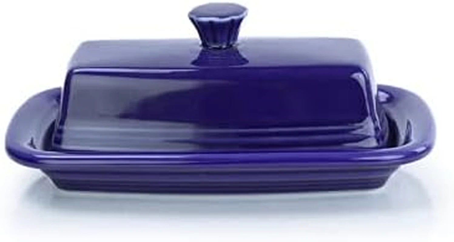 ® Covered Butter Dish XL, 8" – Durable Ceramic, Lead-Safe, Dishwasher/Microwave/