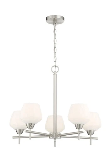 Minka Lavery 2175 Camrin 5 Light 25"W Vantage Chandelier - Coal - Picture 6 of 7
