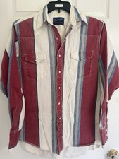 Wrangler Brushpopper Western Vintage Shirt 15.5-34 Medium