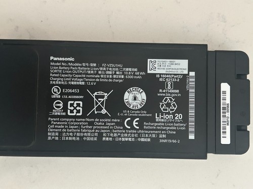 Used Original Panasonic Li-Ion Battery Pack 10.8V 68WHFZ-VZSU1HU For FZ-55 - 第 2/2 張圖片