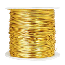 203 Feet Tarnish Resistant Copper Wires 24 Gauge/0.5Mm Jewelry 24 Gauge, Gold