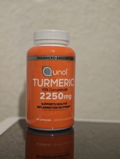 Qunol Turmeric Curcumin with Black Pepper, 90 Count 2250mg