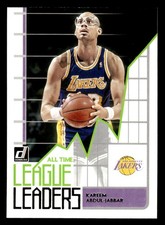 2020-21 Donruss #1 Kareem Abdul-Jabbar All Time League Leaders card