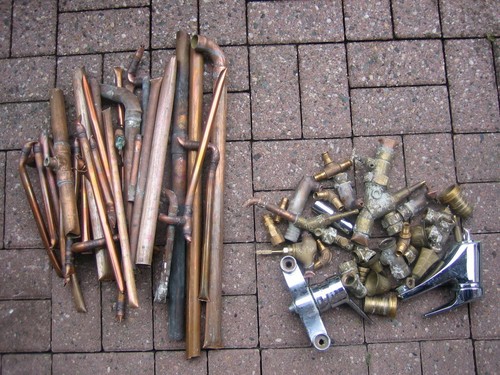 6 kg Kupferschrott Rohre und 7 Kg Messingschrott Sanitär usw. - Bild 7 von 7