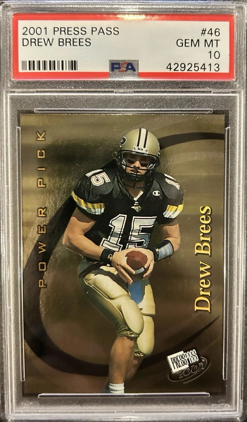 Drew Brees Press Pass #46 Base