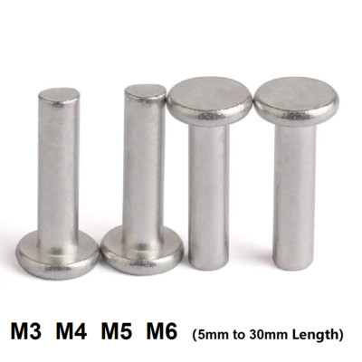 AYYSSM Senkkopfnieten Aluminium 500-tlg - Vollniete M2-M8 In Verschiedenen Größen