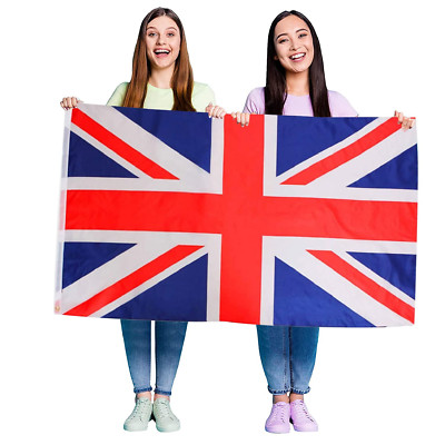 UNION JACK FLAGGE 5 FUSS X 3 FUSS VEREINIGTES KÖNIGREICH NATIONALFLAGGEN KRÖNUNG VERANSTALTUNG PARTY
