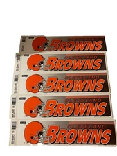Cleveland Browns NFL WinCraft Bumper Stickers Set Of 5 NOS