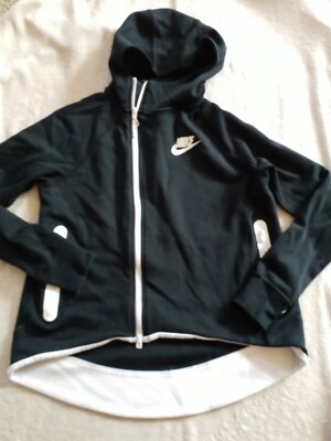 Dri Fit Fleece Nike Hoodie Thumb Holes Nike Hoodie Women's M Black