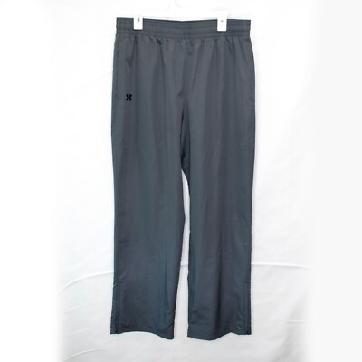 NEW Under Armour Warm Up Track Pants Mens XL Gray Loose Fit Athletic Gym JJ01X