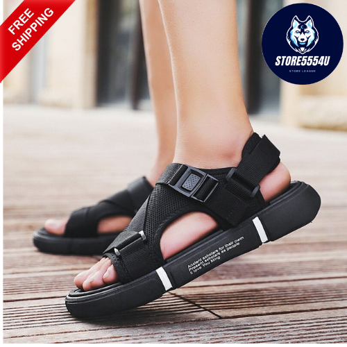Sandalias De Cuero Para Hombre Chanclas Zapatillas De Verano Cómodas Y  Frescas | eBay