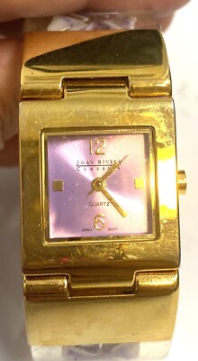 S191 Vintage watch, lucite bracelet, flowers, working  display picture 1