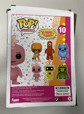 Funko Pop! Yo Gabba Gabba! #10 Foofa Vinyl Figure Pink HTF 2012