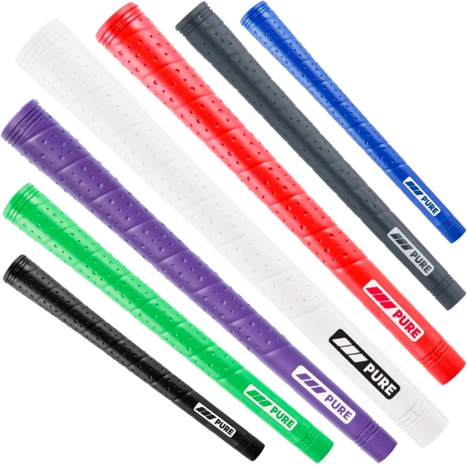 PURE GRIPS New PURE WRAP or VELVET Standard Size Golf Grip Choose your Grips Color